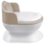 MALTEX Toaleta dla maluchów e-commerce nocnik biały/beżowy nocniczek dla dziecka